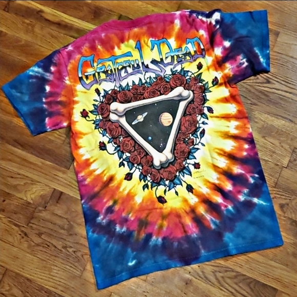 VINTAGE 90s GRATEFUL DEAD Tee Unisex Medium - Picture 3 of 7